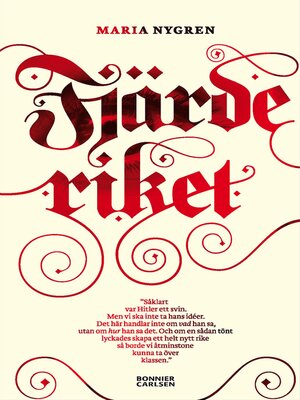 cover image of Fjärde riket